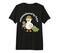 Outnumbered by Boys Funny Mom Mama Boy Mom Life Camiseta Premium