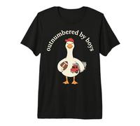 Outnumbered by Boys Funny Mom Mama Boy Mom Life Camiseta Premium