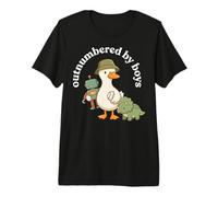 Outnumbered by Boys Funny Mom Mama Boy Mom Life Camiseta Premium