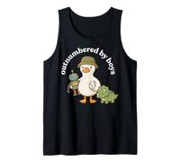 Outnumbered by Boys Funny Mom Mama Boy Mom Life Camiseta sin Mangas