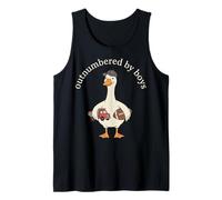 Outnumbered by Boys Funny Mom Mama Boy Mom Life Camiseta sin Mangas