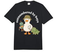 Outnumbered by Boys Funny Mom Mama Boy Mom Life Comfort Colors Adult Heavyweight T-Shirt