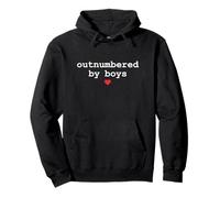 Outnumbered by Boys Mama Funny Mother’s Day Sudadera con Capucha