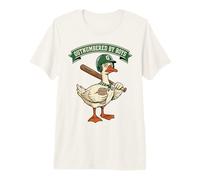 Outnumbered by Boys Mom Goose Baseball Mama Camiseta Premium