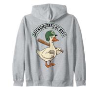 Outnumbered by Boys Mom Goose Baseball Mama Sudadera con Capucha