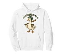 Outnumbered by Boys Mom Goose Baseball Mama Sudadera con Capucha