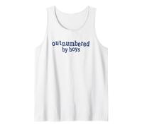 Outnumbered by Boys Mom of Boys Camiseta sin Mangas