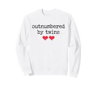 Outnumbered by Twins Boys Girls Dad Soon to Be Mom Pregnancy Sudadera