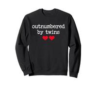 Outnumbered by Twins Boys Girls Dad Soon to Be Mom Pregnancy Sudadera