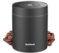 OUTPEAK Neo 2025 Kilo - Recipiente de Café Al Vacío Automático, 1.5 L Para 17.5 Onzas de Granos, Operación Con Un Botón, Almacenamiento de Acero Inoxidable