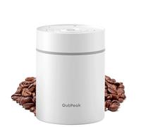 OUTPEAK Neo 2025 - Recipiente de café al vacío automático, 0.5 L para granos de café de 4.6 onzas, operación con un botón, pequeño recipiente de café hermético con cuchara, recipiente de