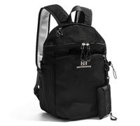 Outplea 13L Mochila Casual Mujer Hombre, Mochila Escola Adolescente, Mochilas Universidad Pequeña, Mochilas Deporte Impermeable para Instituto,Negro