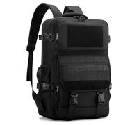 Outplea Mochila militar de 25 l para hombre, mochila táctica con sistema MOLLE, mochila de supervivencia de emergencia al aire libre, mochila EDC Daypack resistente para senderismo, camping, trekking