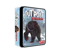 Outpost Siberia Strategy Card Game In Tin Ages Eight Years and Up 2 to 5 Players