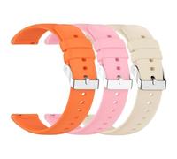 OUTPUTBT 3-Piezas Silicona Correa 16mm Compatible con Shang Wing Lynn 2 Smartwatch Cinturini für XPLORA Kdizi/X5 Play/XGO3 Kinder Armband für Amzhero D26/FOSSIL Pulsera para Hombre Mujer