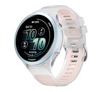 OUTPUTBT Correa 18mm Compatible con Garmin Venu 3S/2S/Forerunner 265S/255S/Vívoactive 4S Pulsera Silicona Sport Transparente Original para Hombre Mujer