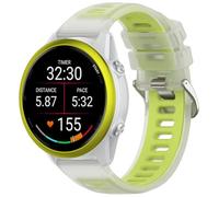 OUTPUTBT Correa 18mm Compatible con Garmin Venu 3S/2S/Forerunner 265S/255S/Vívoactive 4S Pulsera Silicona Sport Transparente Original para Hombre Mujer