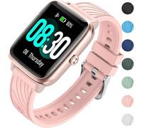 OUTPUTBT - Correa de 19 mm para ID205L deportivas, de silicona, correas para Veryfitpro Smartwatches GRV FC1, Fitpolo H205L, Hama 4900/5910, UMIDIGI Uwatch3, Vowtop ID205U, ZOSKVEE 205G, Blackview