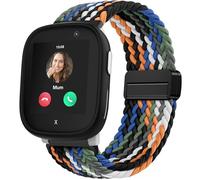 OUTPUTBT Magnético Correa 20mm Compatible con Xplora X6 Play/X 6/X6 Pro/XPLORA XMOVE/Slothcloud H97/Anio 5/Anio 6/Gizmo/Gabb Watch 3/2/1 Pulsera de Nailon Algodón Trenzado para Niño Niña
