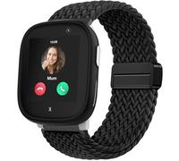OUTPUTBT Magnético Correa 20mm Compatible con Xplora X6 Play/X 6/X6 Pro/XPLORA XMOVE/Slothcloud H97/Anio 5/Anio 6/Gizmo/Gabb Watch 3/2/1 Pulsera de Nailon Algodón Trenzado para Niño Niña
