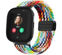 OUTPUTBT Magnético Correa 20mm Compatible con Xplora X6 Play/X 6/X6 Pro/XPLORA XMOVE/Slothcloud H97/Anio 5/Anio 6/Gizmo/Gabb Watch 3/2/1 Pulsera de Nailon Algodón Trenzado para Niño Niña