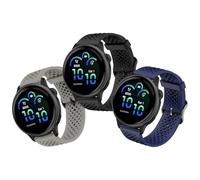 OUTPUTBT Silicona Correa 20mm Compatible con Garmin Forerunner 55/158/165/245/645 music/Vivoactive 6/5/3/Venu 2 Plus/Venu Sq/Sq music/Sq 2/Vivomove 3/HR/Style/Sport/Luxe Pulsera para Hombre Mujer