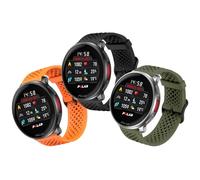 OUTPUTBT Silicona Correa 22mm Compatible con Polar Grit X Pro/Grit X/X2 Pro, Vantage M/M2/M3 Pulsera Sport para Polar Vantage V2/V3 para Hombre Mujer