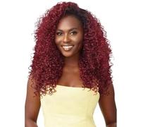 Outre Converti - Peluca sintética con casquillo DOMINICAN BOUNCE (1B negro apagado)