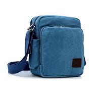 Outreo Bolso Bandolera Hombre Pequeñas Bolsos de Tela Vintage Messenger Bag para Colegio Bolsa de Lona Universidad Libro Bolsos Originales Bolsas de Viaje Sport Bag