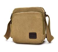 Outreo Bolso Bandolera Hombre Pequeñas Bolsos de Tela Vintage Messenger Bag para Colegio Bolsa de Lona Universidad Libro Bolsos Originales Bolsas de Viaje Sport Bag