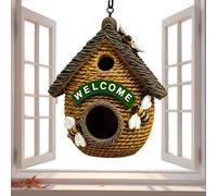 Outside Bird Houses,Beehive Shape Outdoor Nest,Cardinal Bird House - for Garden Backyard Park Porch Tree Balcony Patio Yard