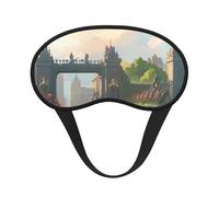 Outside The Castle Gate - Antifaz opaca para dormir, poliéster suave, antiluz, elegante, adecuado para hombres y mujeres, para el trabajo diario y viajes al aire libre.