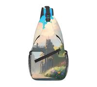 Outside the Castle Gate - Bolsa cruzada de gran capacidad, elegante y duradera para viajes, actividades al aire libre