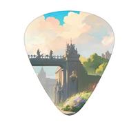 Outside The Castle - Juego de 12 púas Gateguitar de 3 grosores con funda para bajo, guitarra eléctrica y mucho más.