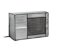 Outside Unit Ac Cover - Aluminum Foil Sun Protection Square | Ac Unit Outside Sun Blocker, Condenser Protection Wrap, Outdoor Air Conditioning Shield for Backyard Patio Deck Porch Courtyard Balcony