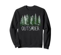 Outsider Naturaleza Amante Camping Aventura Bosque Pino Bos Sudadera