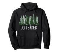 Outsider Naturaleza Amante Camping Aventura Bosque Pino Bos Sudadera con Capucha