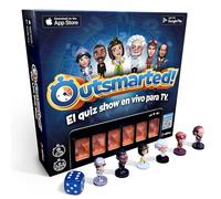 Outsmarted - El Concurso en Vivo como Juego de Mesa (versión Alemana) | La Noche de Juego definitiva para Toda la Familia | A Partir de los 8 años 2 a 24 Jugadores | 7,000+ Preguntas