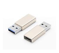 Outstanding® Paquete de 2 Cables Convertidores USB C Hembra a USB 3.0 Macho,Adaptador de Corriente USB Tipo C Hembra, Paquete de 2 Piezas,Conector, Suministro de Energía para Dispositivos USB C