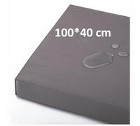 OutStep Cojines para Banco de Exterior, Cojines de Asiento Reforzados e Impermeables, Almohadilla de Banco de Alta Densidad con Base Antideslizante, Cojines de Exterior Columpios (Gris, 100x40x5 cm)