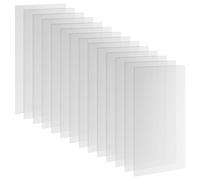 Outsunny 14 láminas policarbonato 121x61x0,4cm doble pared transparente | Láminas de plástico para techos, paneles de invernadero 10m², impermeables y protección UV