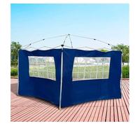 Outsunny Paredes Laterales para Carpa 3x2m Tela Oxford con Ventanas Protección Solar para Eventos Azul Apto para 3x3 3x6 Aosom España