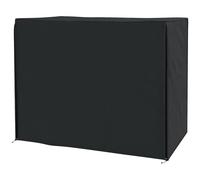 Outsunny 3 Seater Garden Swing Cover, Waterproof 420D Outdoor Swing Bench Cover with Zip, Windproof and Anti-UV, 220 x 125 x 172cm, Black