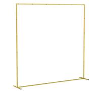 Outsunny Arco de Jardín de Metal para Rosas 200x40x200 cm de Boda para Decoración Patio Dorado Aosom España
