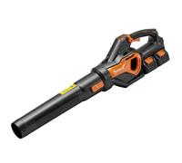 Outsunny Aspirador/Soplador de hojas a batería 20V inalámbrico con 2x4.0Ah batería & cargador Turbo-Boost 162,7 km/h velocidad de soplado Aosom España