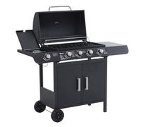 Outsunny Barbacoa de Gas 4+1 Quemadores