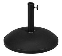 Outsunny Base para Sombrilla Redonda 25 kg Soporte de Parasol de Cemento para Sombrilla con Postes Ø33 mm Ø38 mm Ø48 mm