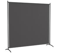 Outsunny Biombo exterior de un solo panel, separador de ambientes de 180H cm con protección UV30+, gris oscuro Aosom España