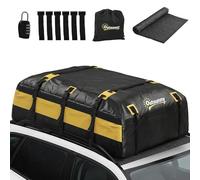 Outsunny Bolsa de Techo para Coche 594L, Impermeable, Cofre de Techo para Coche con 6 Correas Ajustables, Alfombrilla Antideslizante, Ganchos, Adecuada para Todos Los Vehículos con/sin Portaequipajes