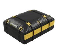 Outsunny Bolsa de Techo para Coche 594L Impermeable con 6 Correas Alfombrilla Antideslizante Ganchos para Vehículos Amarillo